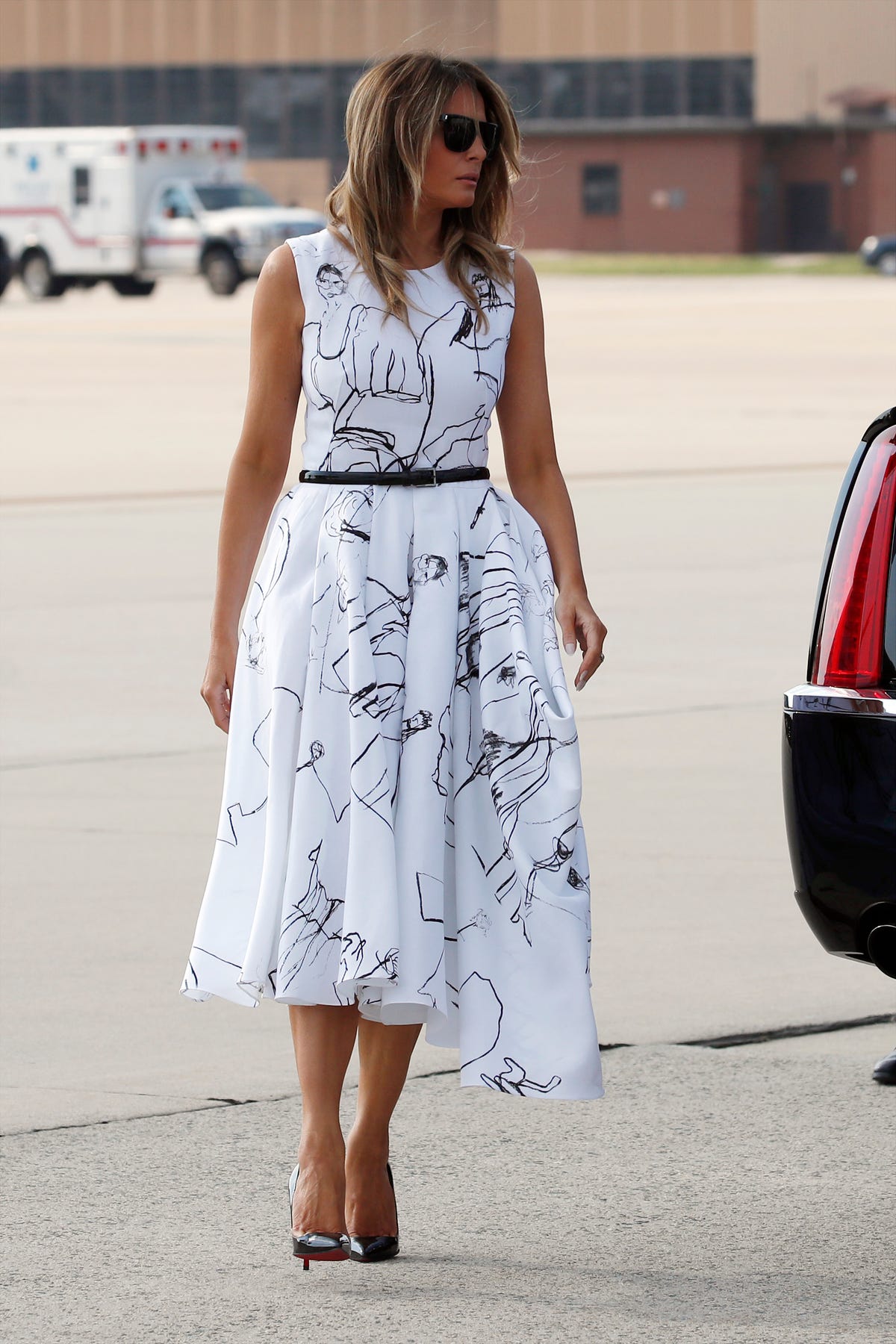 Curious About Melania Trumps Dress Today? Find Out Here