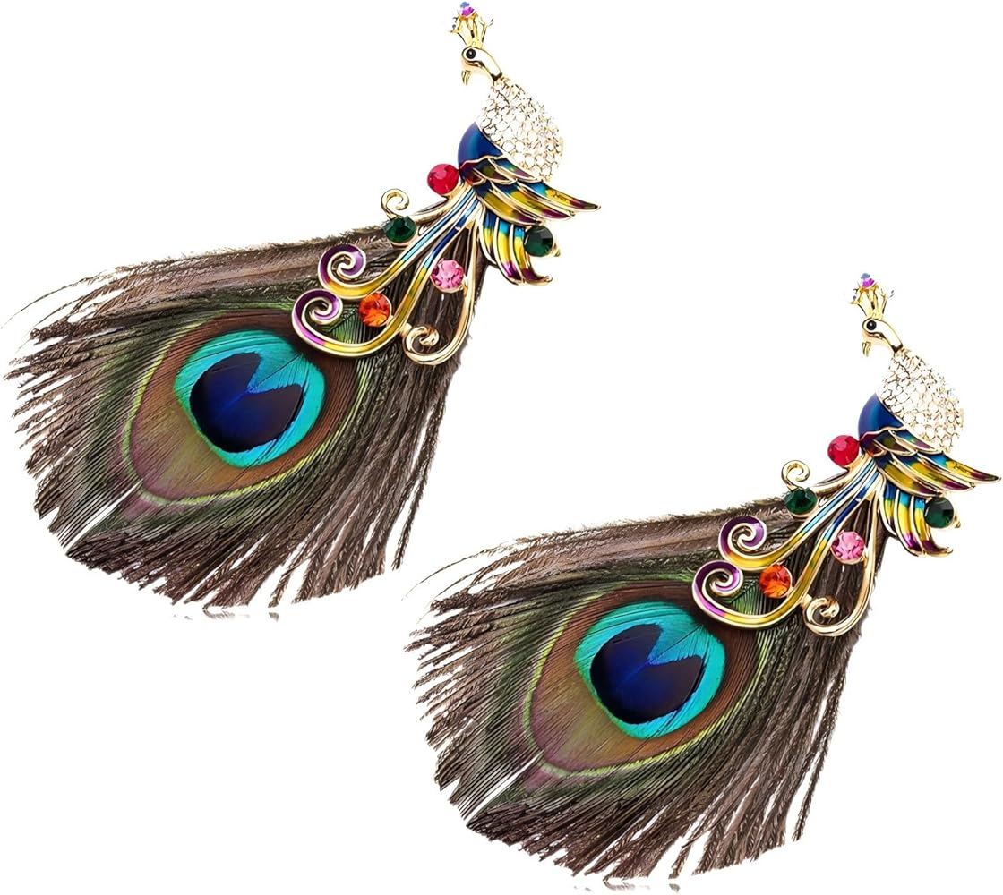 Brooch Peacock: A Touch of Elegance for Any Outfit.