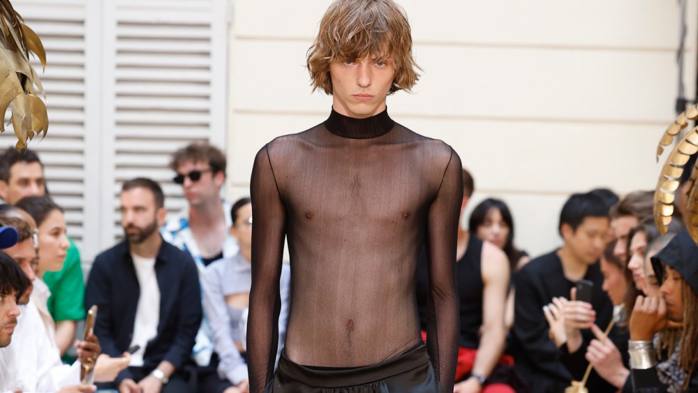 See-Through Style: Exploring the Rise of Men in Sheer Clothing