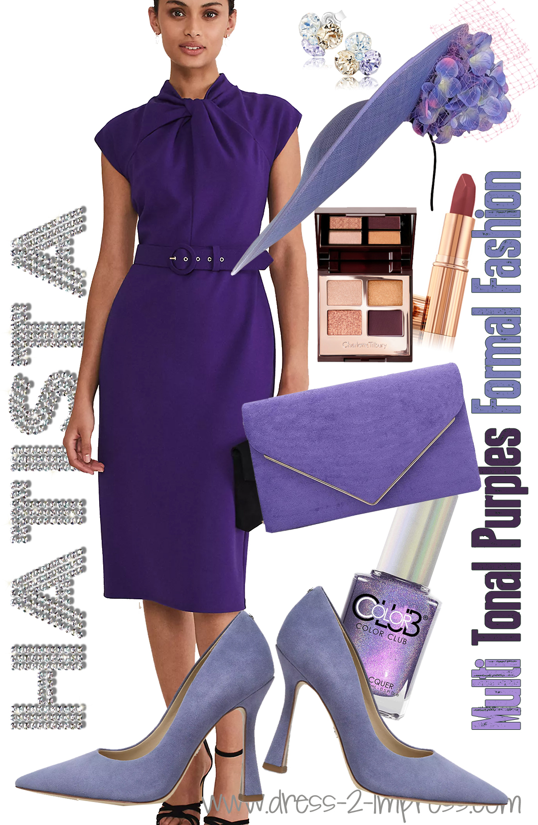 Purple colour combination dress ideas: Simple outfits for any occasion.