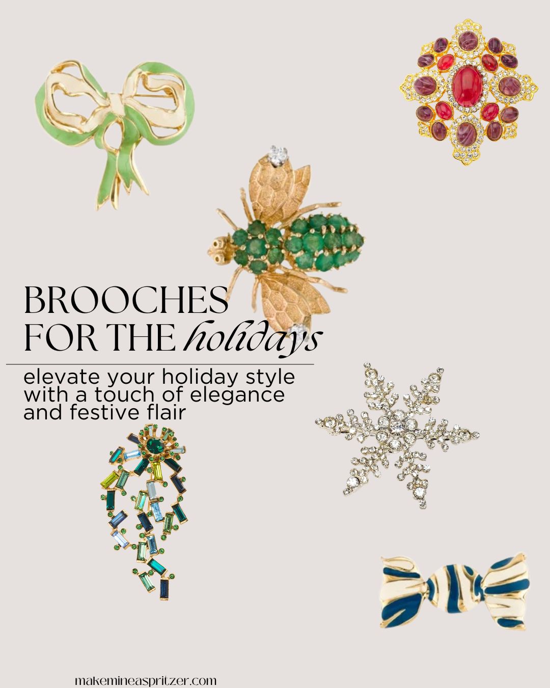 Holiday Brooch: Where to Find the Best Styles This Festive Season!