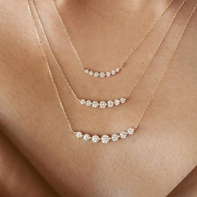 How Much Does a Floating Diamond Necklace Usually Cost?