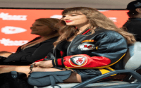 What is Taylor Swift wearing at the Chiefs game? See photos of her game day fashion.