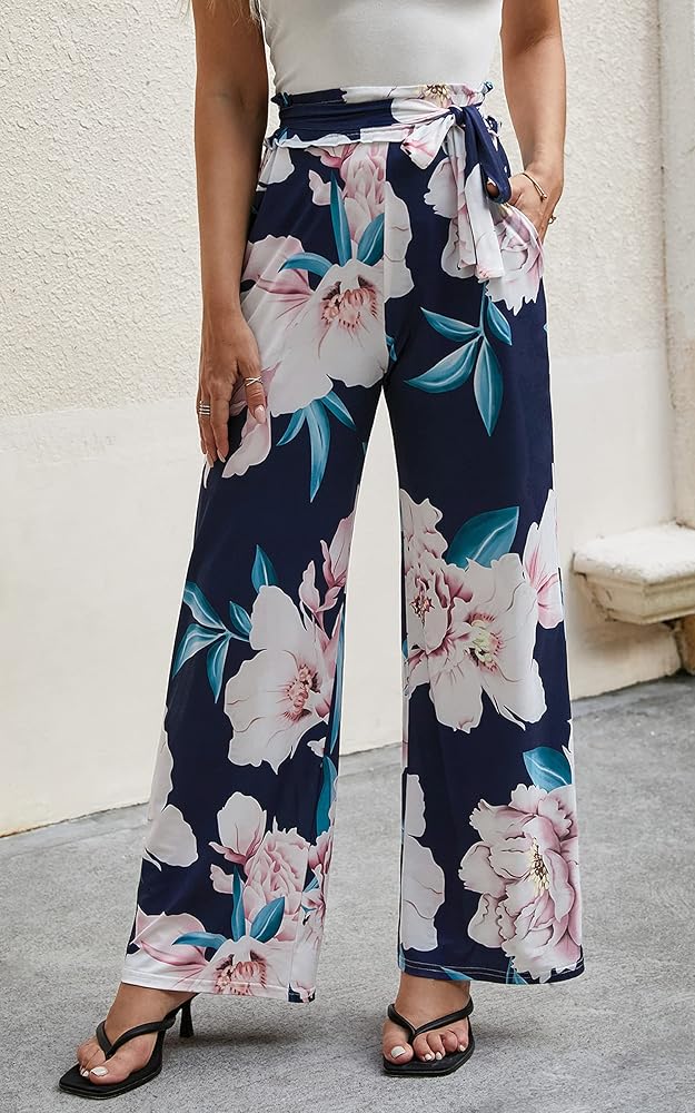 Where to buy ladies wide leg floral trousers: Find your perfect pair online