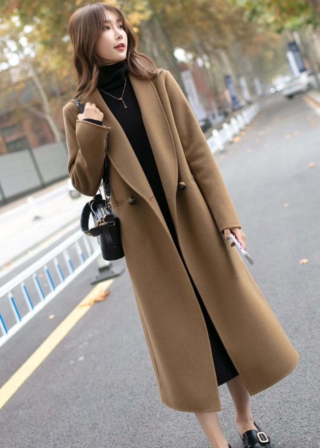 Shop Long Brown Wool Coat Womens: Cozy and Chic Styles for Cold Weather